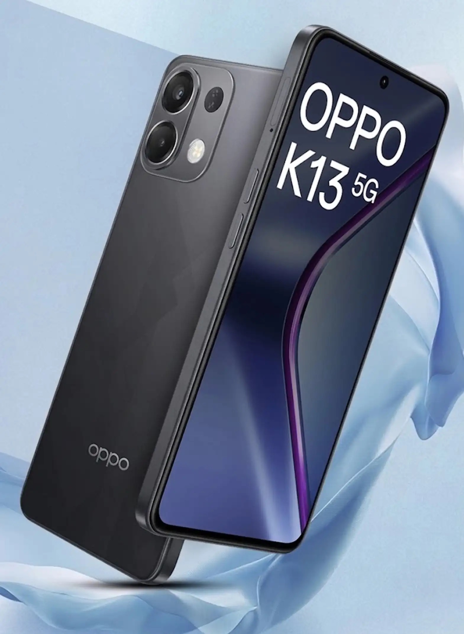 OPPO K13 smartphone sleek design with powerful camera and large display image